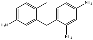 4-[(5-amino-2-methylphenyl)methyl]benzene-1,3-diamine Structure