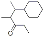 5-cyclohexyl-1,4-methylhexan-3-one 结构式