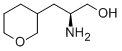 (2S)-2-amino-3-(tetrahydro-2H-pyran-3-yl)propan-1-ol Structure