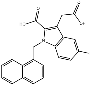 2-Carboxy-5-fluoro-1-[(1-naphthalenyl)Methyl]-1H-indole-3-acetic acid price.