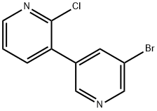 5-BROMO-2'-CHLORO-[3,3']-BIPYRIDINE 化学構造式