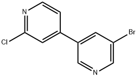 5-BROMO-2'-CHLORO-[3,4']-BIPYRIDINE 化学構造式