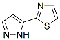 Thiazole,  2-(1H-pyrazol-5-yl)- Structure