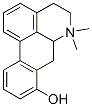 8-hydroxy-N-methylaporphine 化学構造式