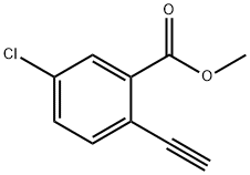 methyl 5-chloro-2-ethynylbenzoate Struktur