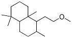 decahydro-5-(2-methoxyethyl)-1,1,4a,6-tetramethylnaphthalene Structure