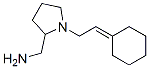 1-(2-シクロヘキシリデンエチル)-2-ピロリジンメタンアミン 化学構造式