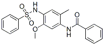 N-[5-메톡시-2-메틸-4-[(페닐설포닐)아미노]페닐]벤즈아미드