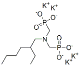 [[(2-エチルヘキシル)イミノ]ビス(メチレン)]ビスホスホン酸/カリウム,(1:x) 化学構造式