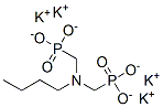 [(butylimino)bis(methylene)]bisphosphonic acid, potassium salt Structure
