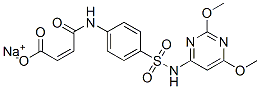 sodium 4-[[4-[[(2,6-dimethoxypyrimidin-4-yl)amino]sulphonyl]phenyl]amino]-4-oxoisocrotonate,94232-24-3,结构式