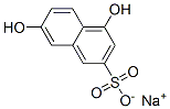 4,7-dihydroxynaphthalene-2-sulphonic acid, sodium salt Structure