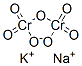二クロム酸α-カリウムβ-ナトリウム 化学構造式