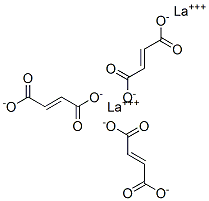 lanthanum(III) 2-butenedioate Structure