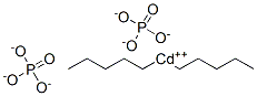 cadmium tetrapentyl bis(phosphate) Structure