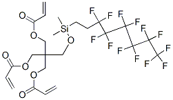 2-[[[dimethyl(3,3,4,4,5,5,6,6,7,7,8,8,8-tridecafluorooctyl)silyl]oxy]methyl]-2-[[(1-oxoallyl)oxy]methyl]-1,3-propanediyl diacrylate|