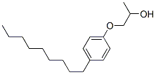 1-(4-ノニルフェノキシ)-2-プロパノール 化学構造式