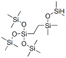 1,1,5,5,5-hexamethyl-3-[2-(1,1,3,3-tetramethyldisiloxanyl)ethyl]-3-[(trimethylsilyl)oxy]trisiloxane 结构式