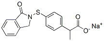 sodium (+)-2-[4-(1,3-dihydro-1-oxo-2H-isoindol-2-ylthio)phenyl]propionate Structure