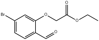 ETHYL 2-(5-BROMO-2-FORMYLPHENOXY)ACETATE, 942414-81-5, 结构式