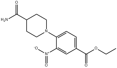 942474-60-4 ETHYL 3-NITRO-4-(PIPERIDIN-4-CARBOXAMID-1-YL)BENZOATE