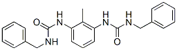 N,N''-(methyl-m-phenylene)bis[N'-benzylurea] 化学構造式