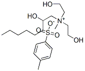 bis(2-hydroxyethyl)(2-hydroxyoctyl)methylammonium toluene-p-sulphonate|