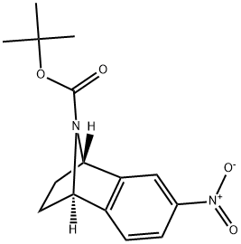 ТРЕТ-БУТИЛОВЫЙ ЭФИР 6-НИТРО-(1R,4S)-1,2,3,4-ТЕТРАГИДРО-1,4-ЭПИАЗАНО-НАФТАЛИН-9-КАРБОНОВОЙ КИСЛОТЫ структура