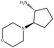 反式-2-吗啉环戊胺 结构式