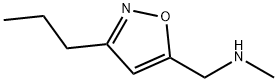 5-Isoxazolemethanamine,  N-methyl-3-propyl-|甲基[(3-丙基-1,2-噁唑-5-基)甲基]胺