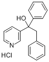 3-Pyridinemethanol, alpha-benzyl-alpha-phenyl-, hydrochloride 结构式