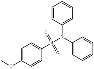 4-METHOXY-N,N-DIPHENYL-BENZENESULFONAMIDE Struktur