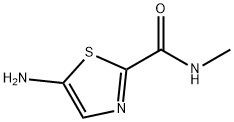 2-Thiazolecarboxamide,  5-amino-N-methyl- Struktur