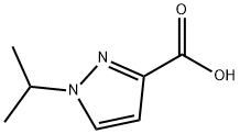 1-异丙基-1H-吡唑-3-甲酸,942631-65-4,结构式