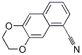 Naphtho[2,3-b]-1,4-dioxin-6-carbonitrile,  2,3-dihydro- Struktur