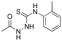 1-acetyl-4-(2-tolyl)thiosemicarbazide Struktur