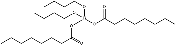 dibutoxybis(octanoato-O)titanium Structure