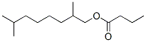 酪酸2,7-ジメチルオクチル 化学構造式