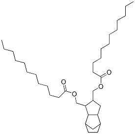 (octahydro-4,7-methano-1H-indenediyl)bis(methylene) dilaurate 结构式