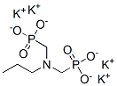 tetrapotassium [(propylimino)bis(methylene)]diphosphonate Struktur