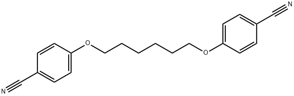4,4'-[hexane-1,6-diylbis(oxy)]bisbenzonitrile  Struktur