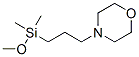 4-[3-(methoxydimethylsilyl)propyl]morpholine  Structure