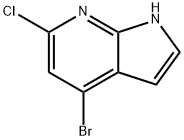 4-溴-6-氯-7-氮杂吲哚, 942920-50-5, 结构式