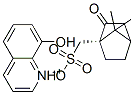 8-hydroxyquinolinium (1S)-2-oxobornane-10-sulphonate Structure