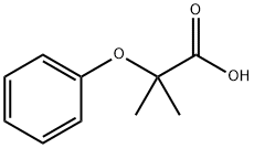 2-甲基-2-苯氧基丙酸,943-45-3,结构式