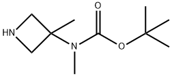 3-[N-(TERT-BUTOXYCARBONYL)METHYLAMINO]-3-METHYLAZETIDINE 化学構造式