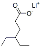 4-エチルヘキサン酸リチウム 化学構造式
