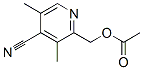 4-Pyridinecarbonitrile,  2-[(acetyloxy)methyl]-3,5-dimethyl-|