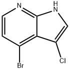 1H-Pyrrolo[2,3-b]pyridine, 4-broMo-3-chloro- Struktur