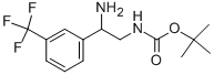 [2-AMINO-2-(3-TRIFLUOROMETHYL-PHENYL)-ETHYL]-CARBAMIC ACID TERT-BUTYL ESTER Struktur